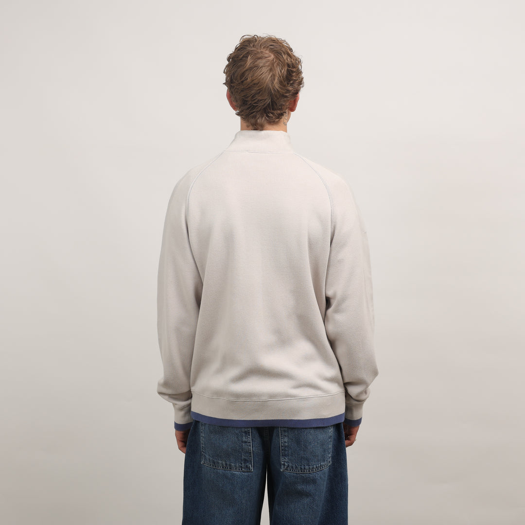 Yves Saint Laurent (YSL) Full-zip Jumper - Large Cream Cotton