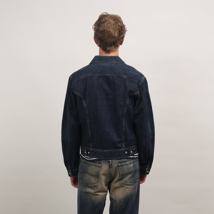 Diesel Denim Jacket - Medium Dark Blue Denim