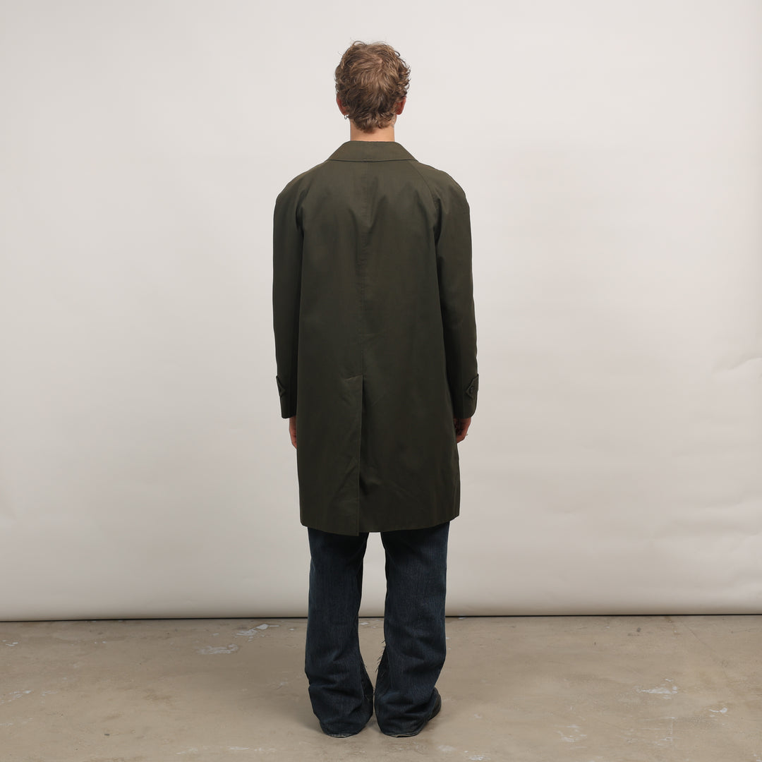 Burberry's Trench Coat - Medium Khaki Green Cotton