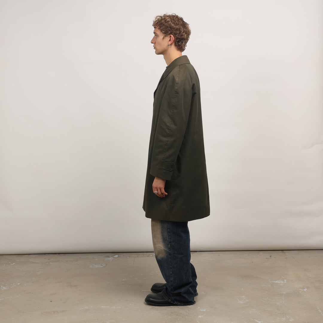 Burberry's Trench Coat - Medium Khaki Green Cotton