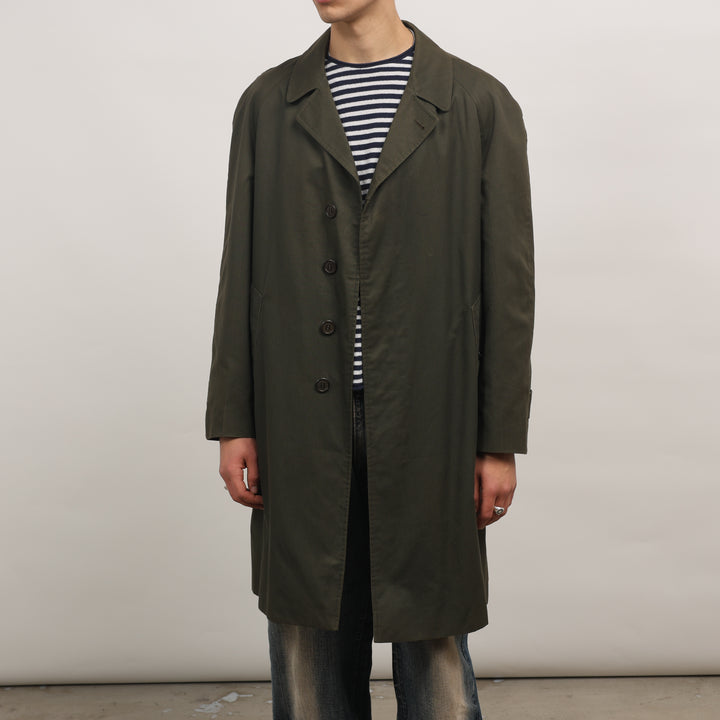 Burberry's Trench Coat - Medium Khaki Green Cotton