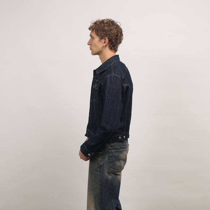 Diesel Denim Jacket - Medium Dark Blue Denim