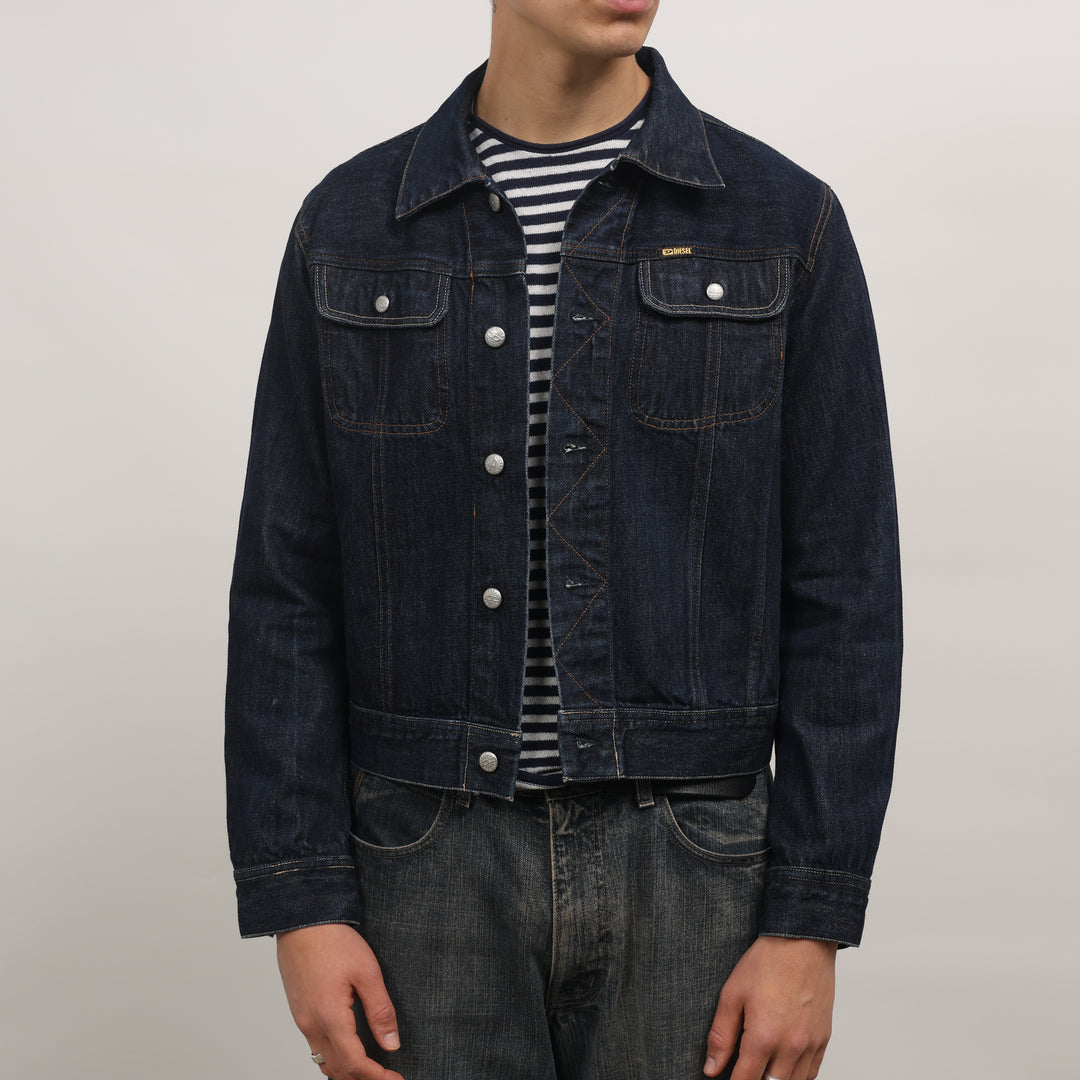 Diesel Denim Jacket - Medium Dark Blue Denim