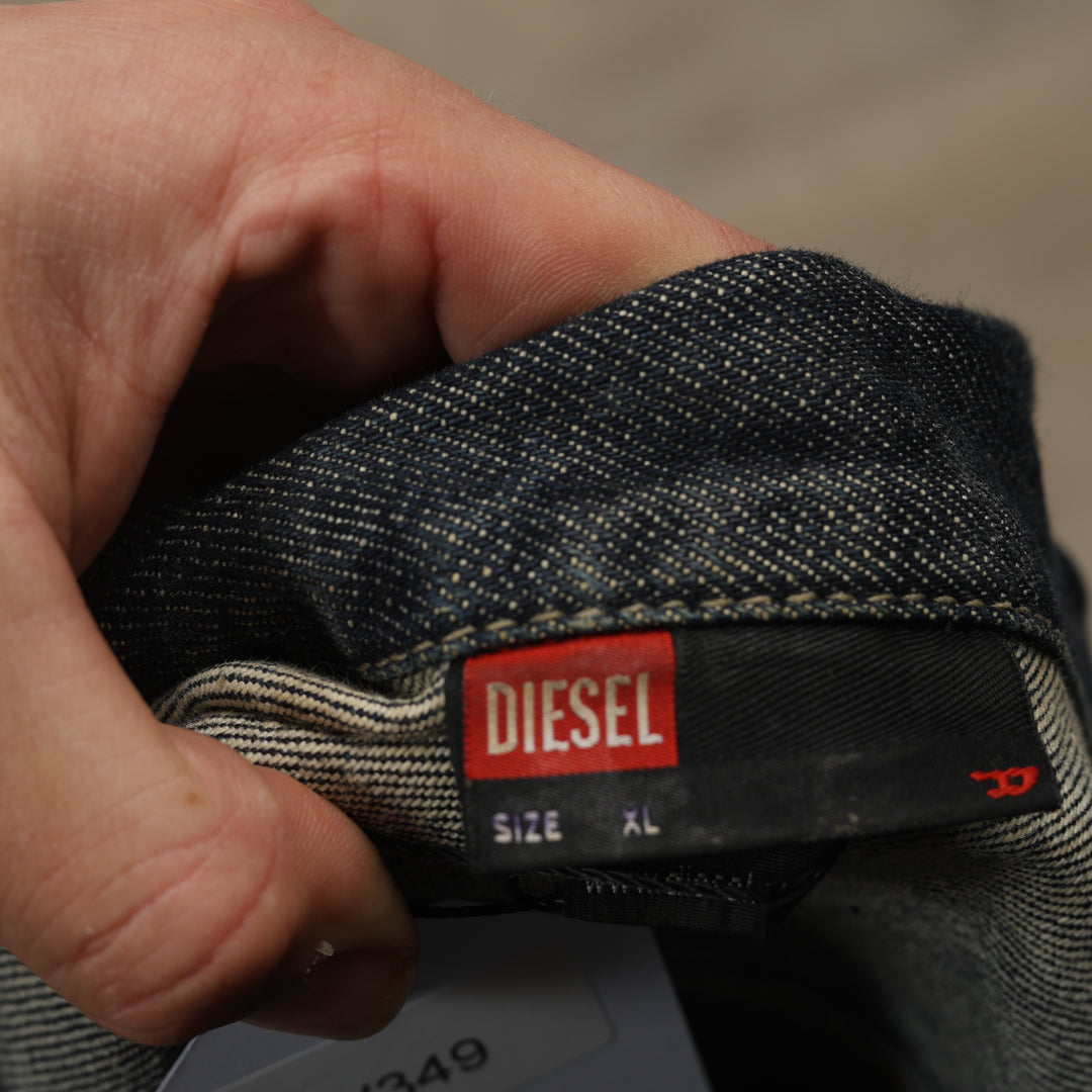 Diesel Denim Jacket - Large Dark Blue Denim