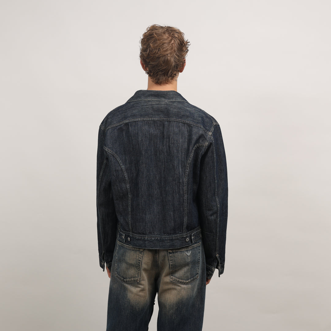 Diesel Denim Jacket - Large Dark Blue Denim
