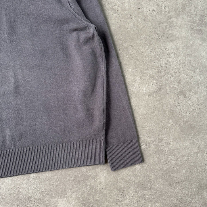 CP Company V-Neck Jumper Dark Grey Men's S