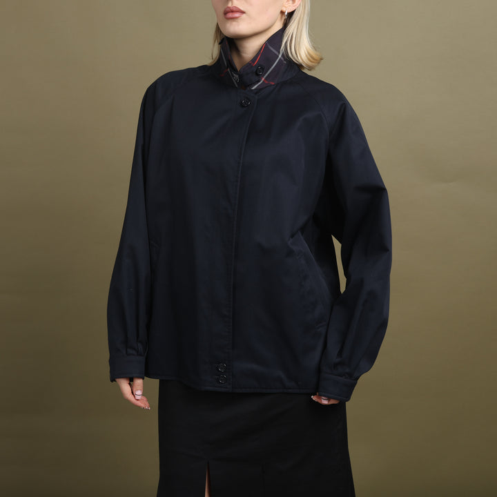 Burberry's Harrington Jacket Navy Blue Women's UK 14