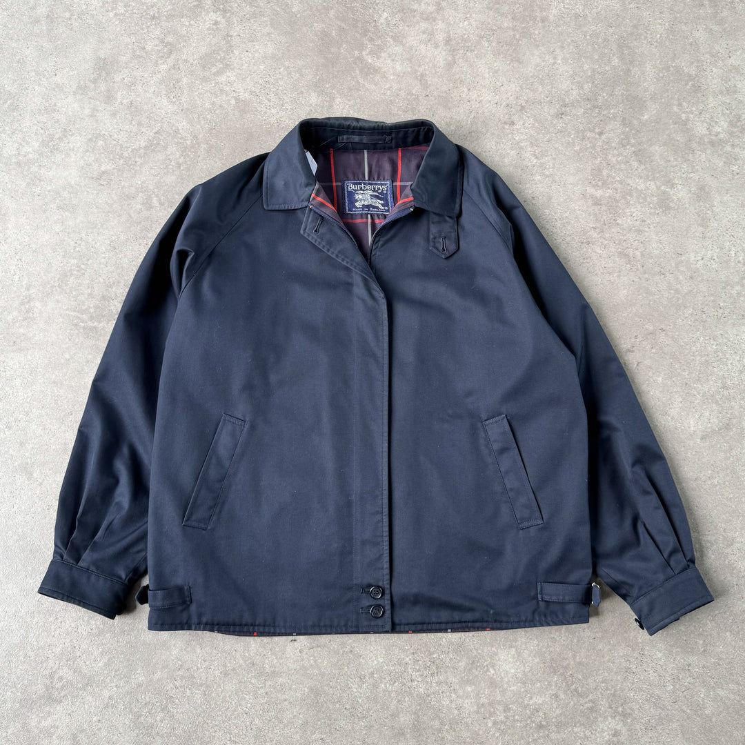 Burberry's Harrington Jacket Navy Blue Women's UK 14
