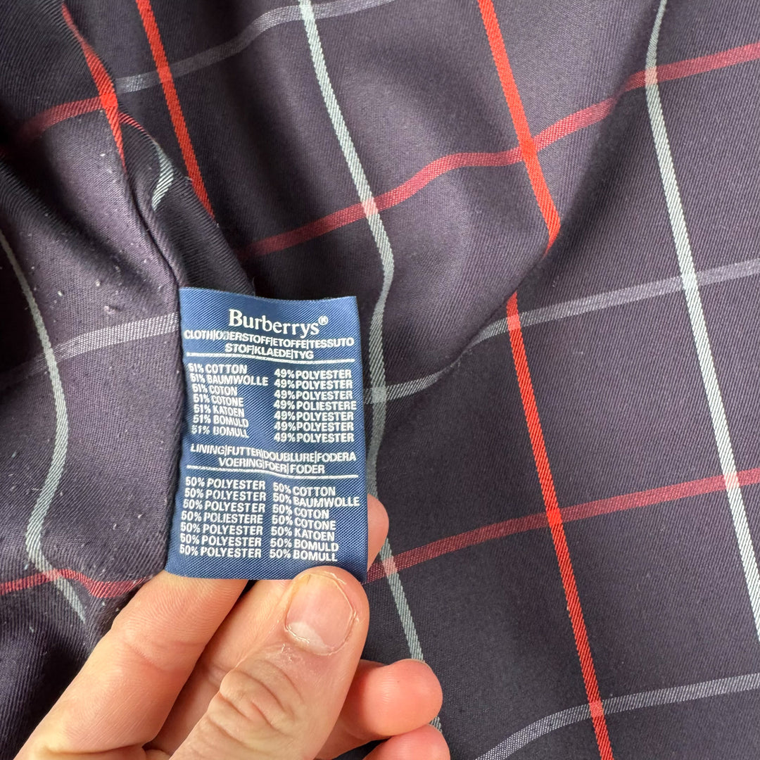 Burberry's Harrington Jacket Navy Blue Women's UK 14