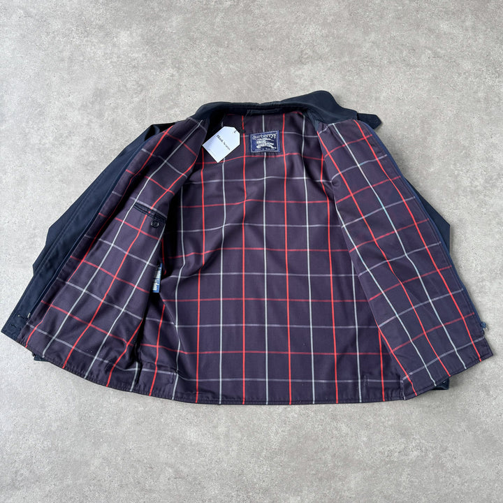Burberry's Harrington Jacket Navy Blue Women's UK 14