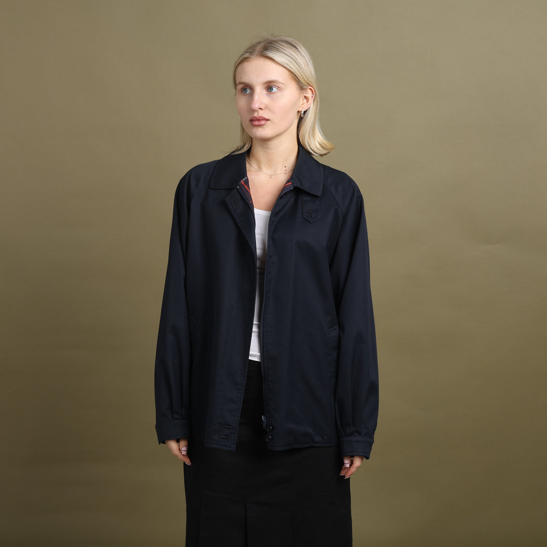Burberry's Harrington Jacket Navy Blue Women's UK 14