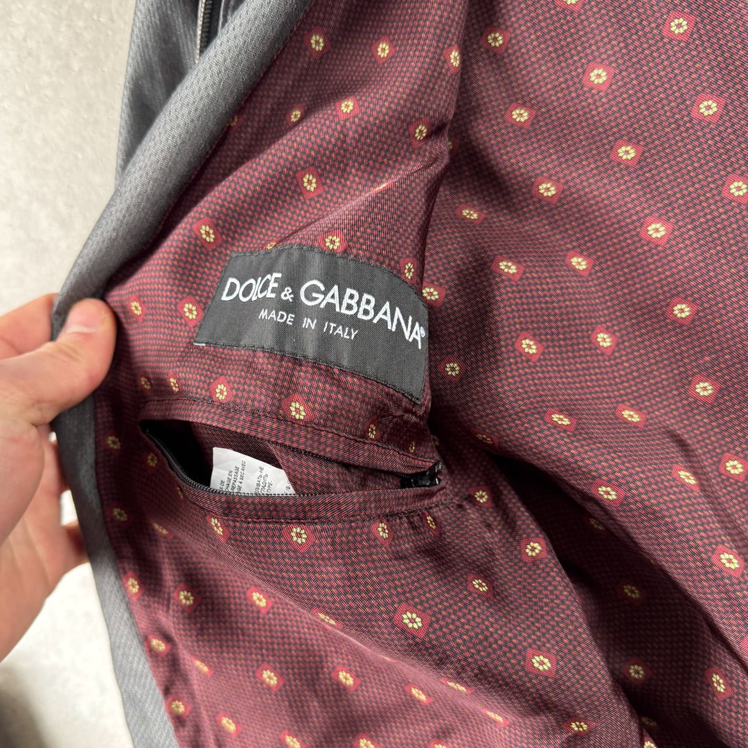 Dolce & Gabbana Harrington Jacket Grey Men's M