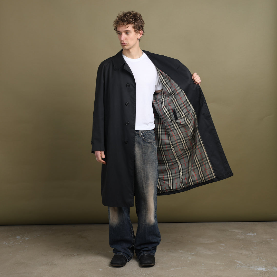 Burberry's Trench Coat Black Men's L