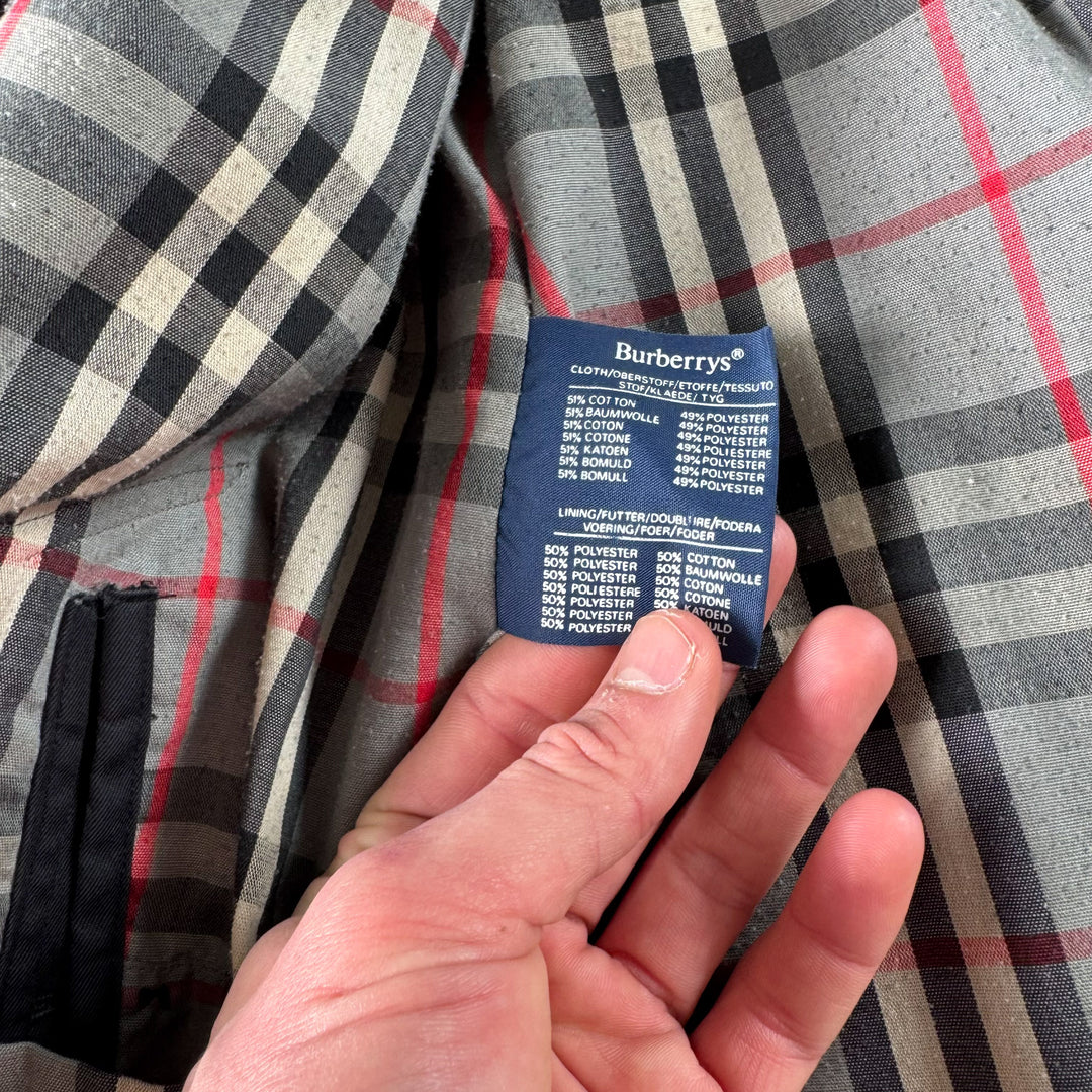 Burberry's Trench Coat Black Men's L