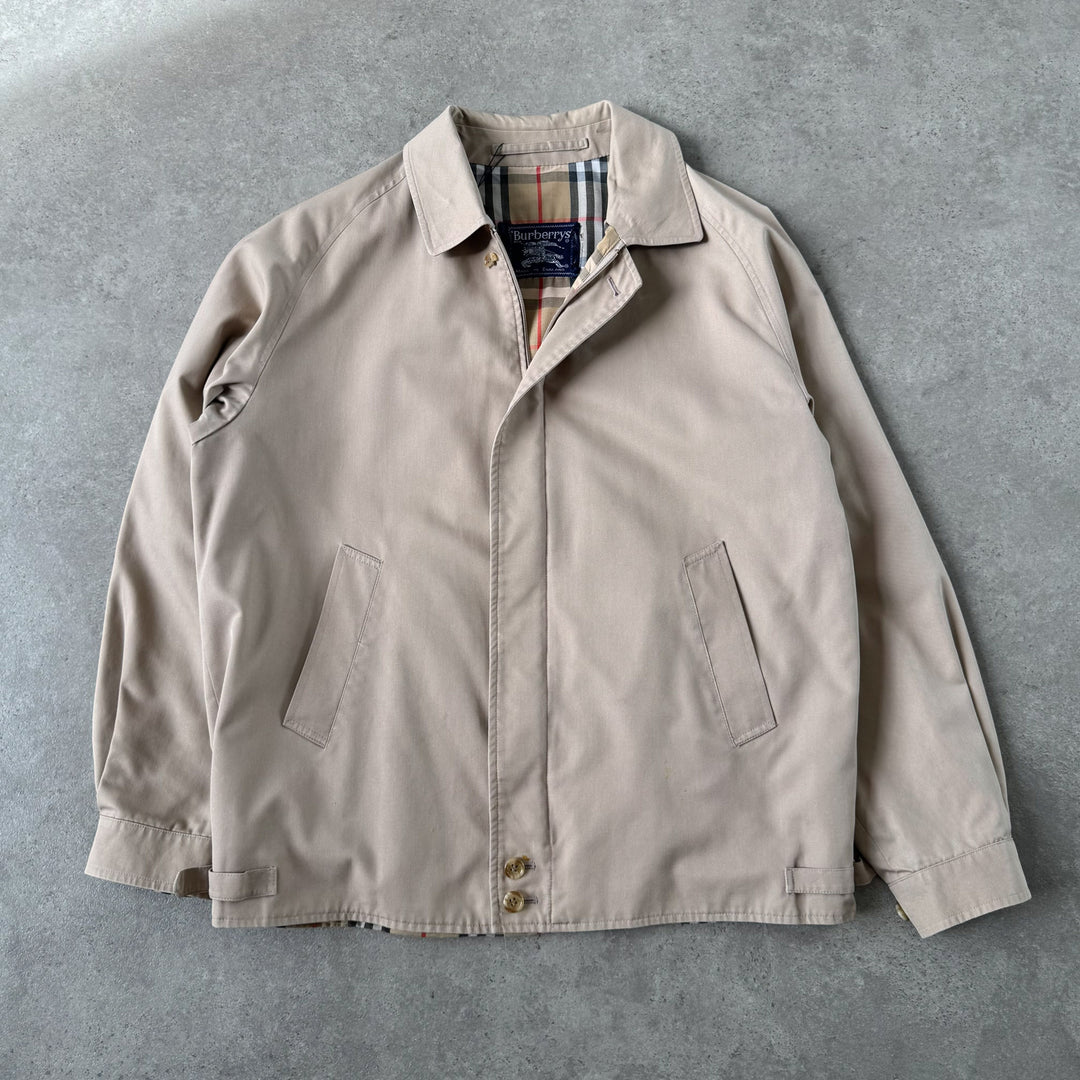 Burberry's Harrington Jacket Beige Men's L