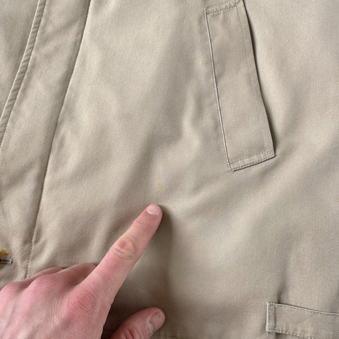Burberry's Harrington Jacket Beige Men's L