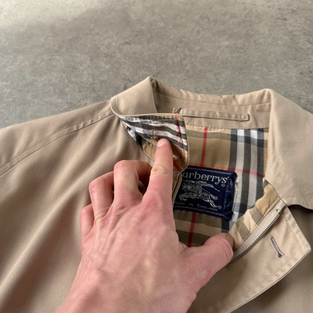 Burberry's Harrington Jacket Beige Men's L