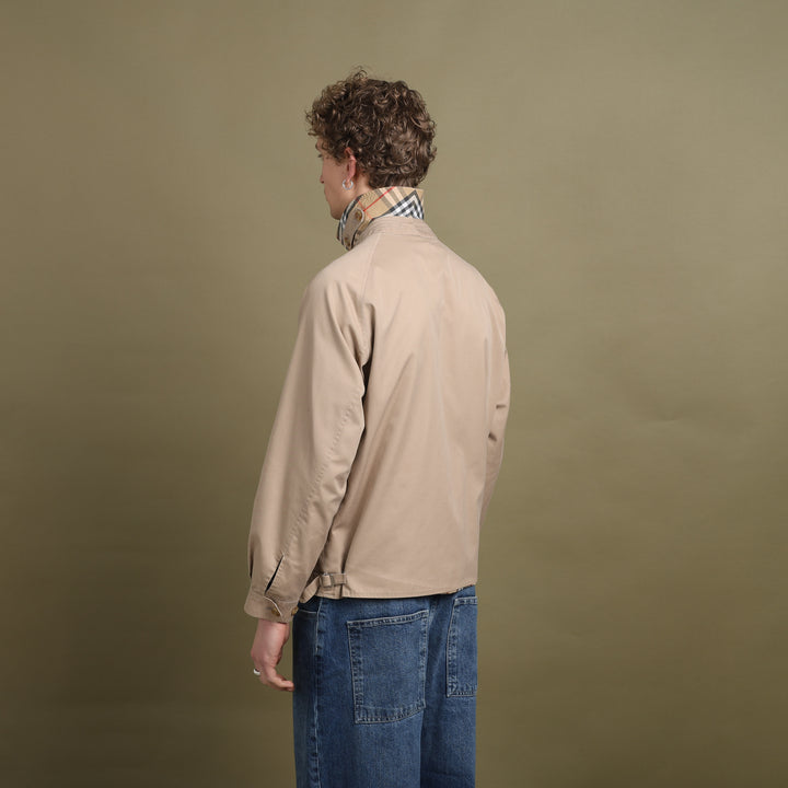 Burberry's Harrington Jacket Beige Men's L
