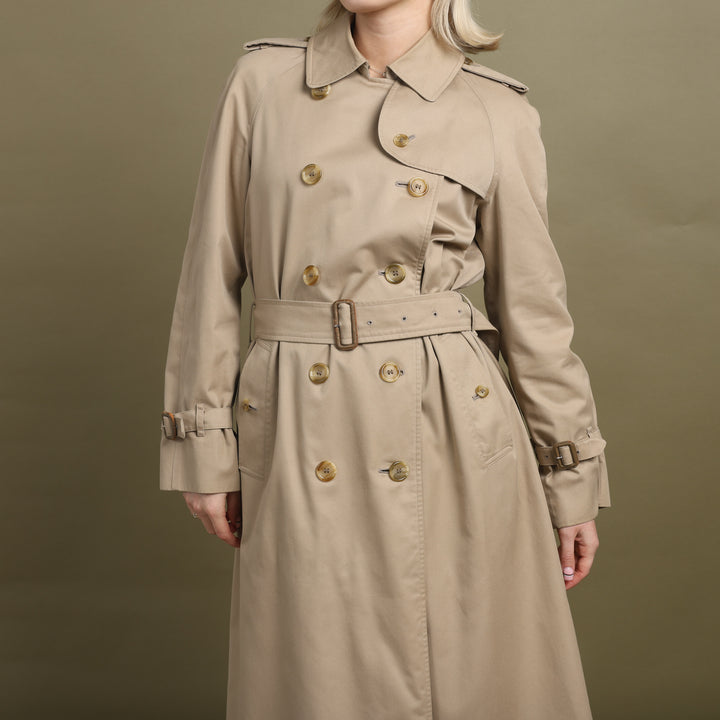 Burberry's Trench Coat Beige Women's UK 8 Long