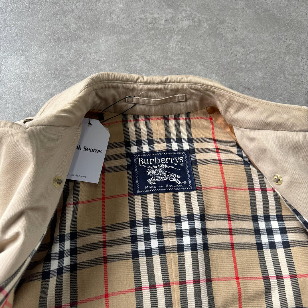 Burberry's Trench Coat Beige Women's UK 8 Long