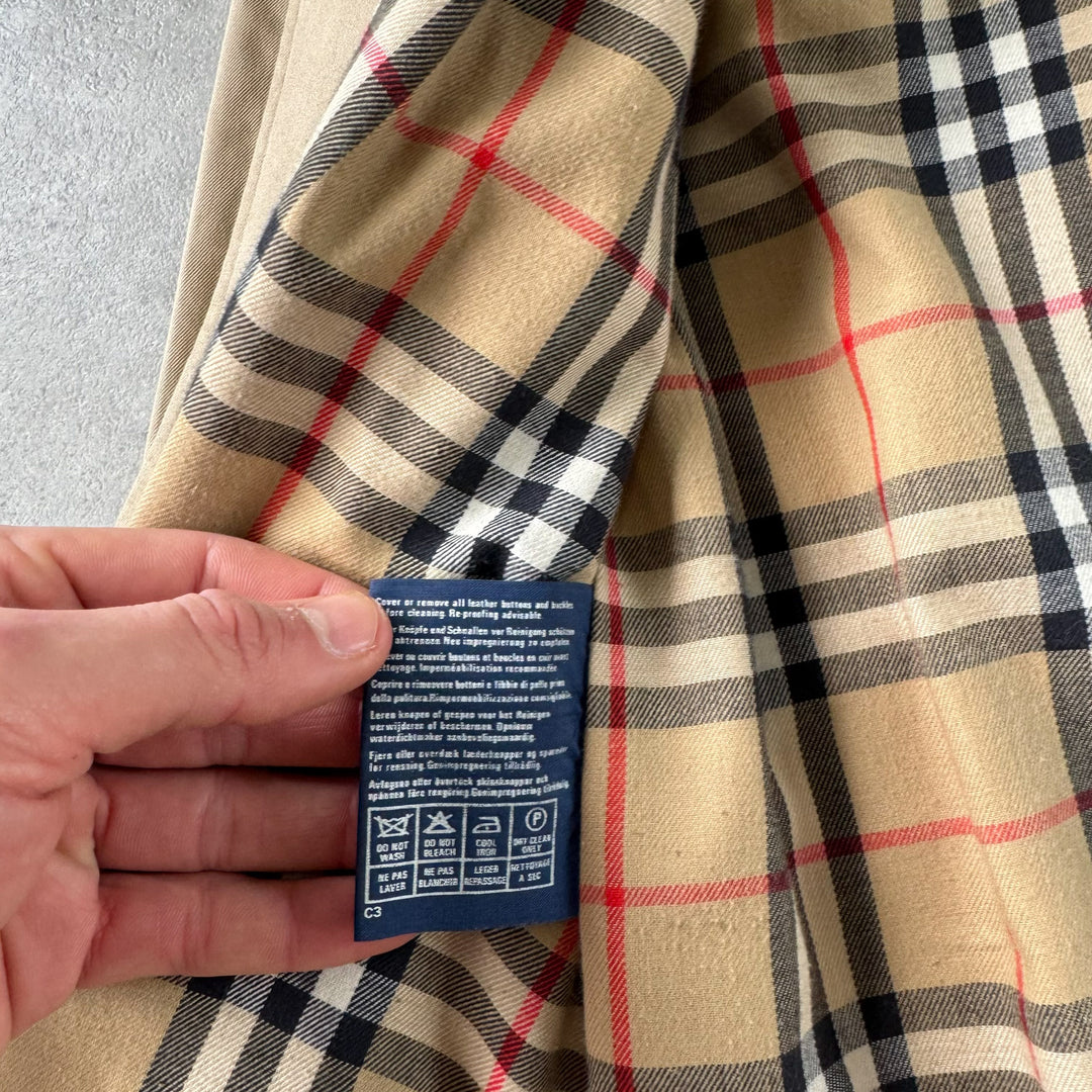 Burberry's Trench Coat Beige Women's UK 8 Long