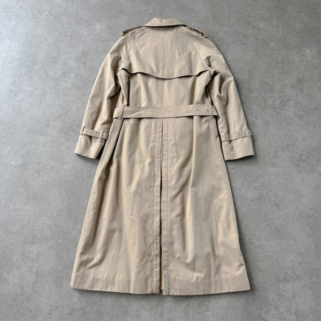 Burberry's Trench Coat Beige Women's UK 8 Long