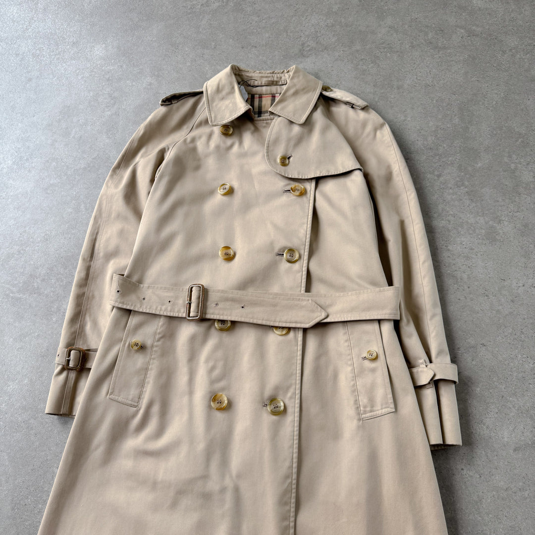 Burberry's Trench Coat Beige Women's UK 8 Long