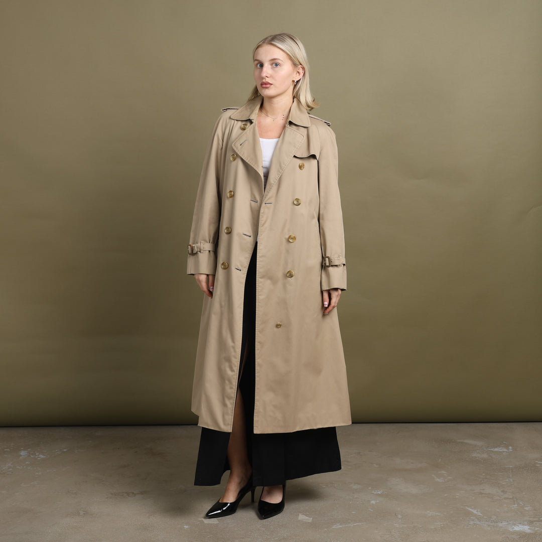 Burberry's Trench Coat Beige Women's UK 8 Long