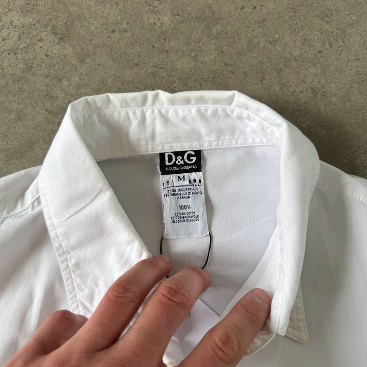 Dolce & Gabbana Oxford Shirt White Men's M