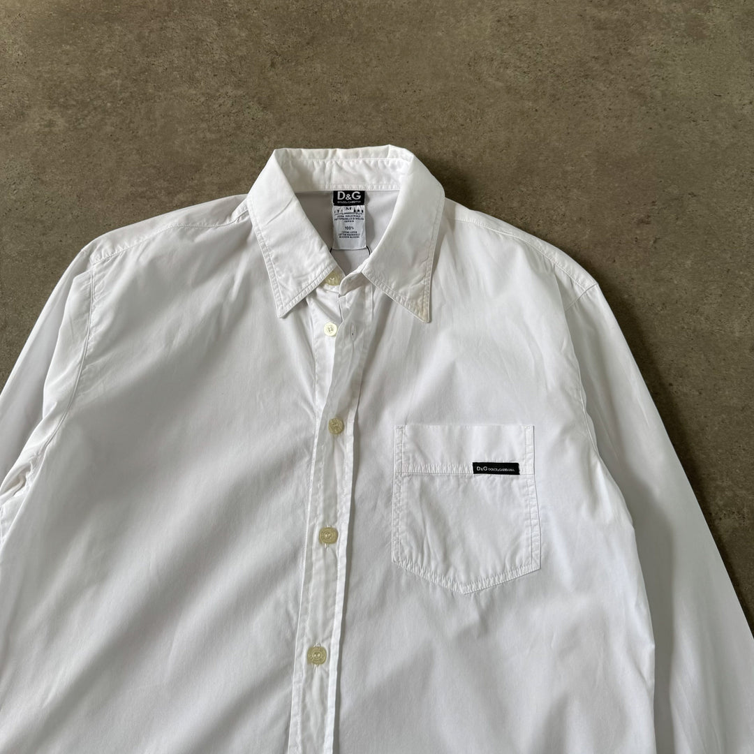 Dolce & Gabbana Oxford Shirt White Men's M