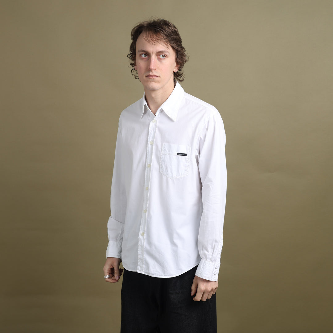 Dolce & Gabbana Oxford Shirt White Men's M