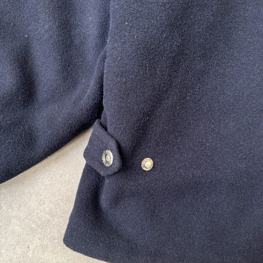 Thomas Burberry Bomber Jacket Navy Blue Men's L