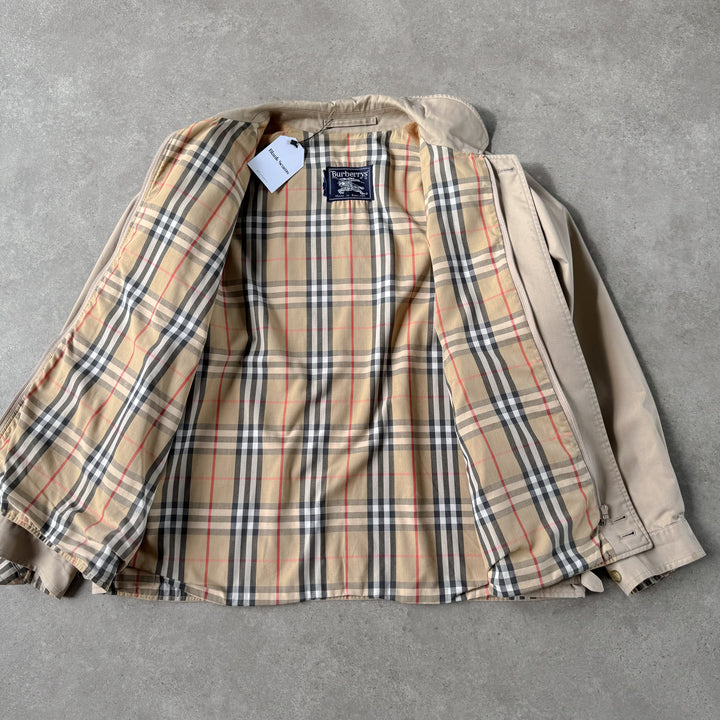 Burberry's Harrington Jacket Beige Men's XL