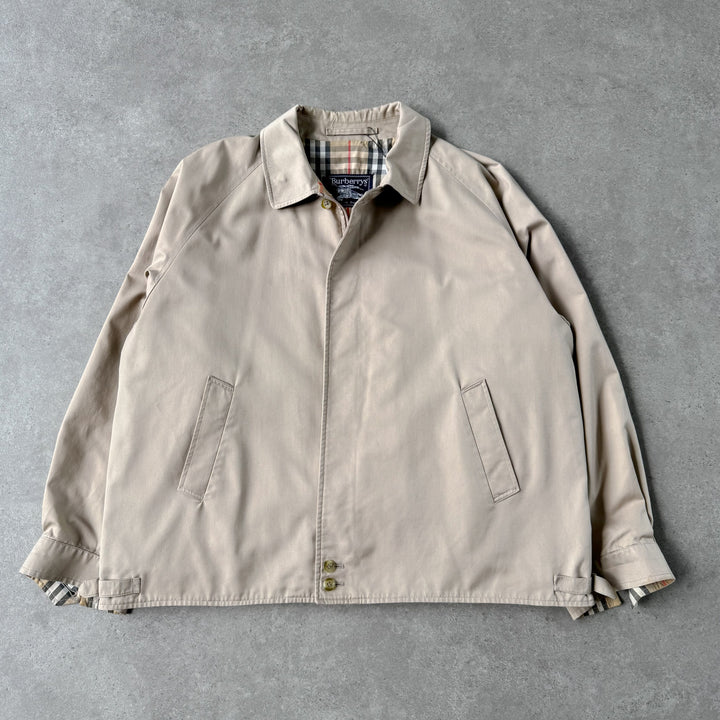 Burberry's Harrington Jacket Beige Men's XL