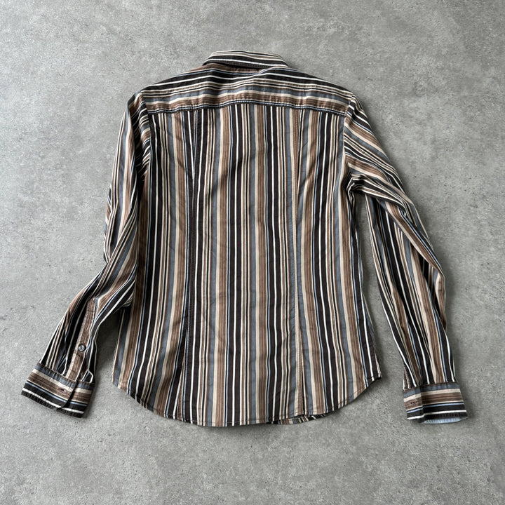 Dolce & Gabbana Dress Shirt Brown Men's S/M