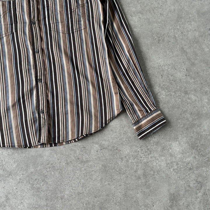Dolce & Gabbana Dress Shirt Brown Men's S/M