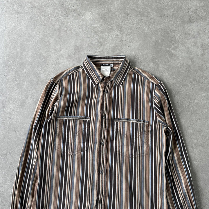 Dolce & Gabbana Dress Shirt Brown Men's S/M