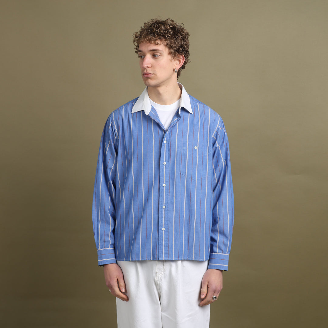 Christian Dior Dress Shirt Blue Men's XL