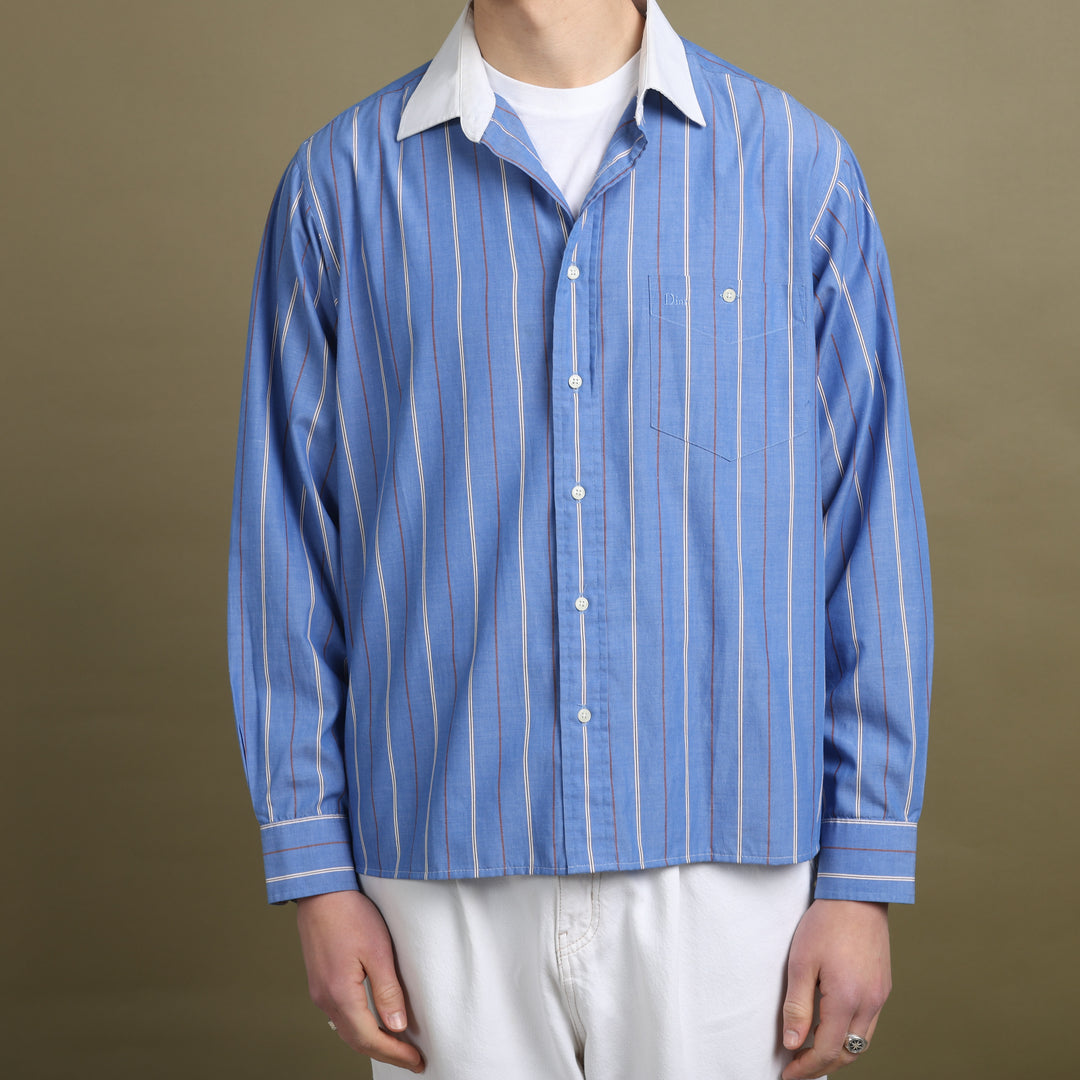Christian Dior Dress Shirt Blue Men's XL