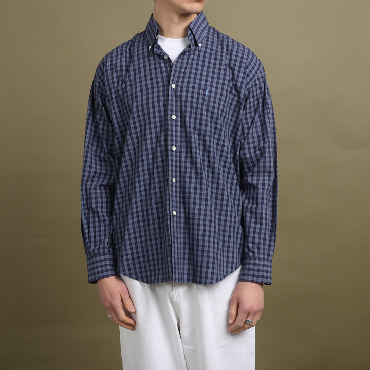 Yves Saint Laurent Shirt Navy Men's L
