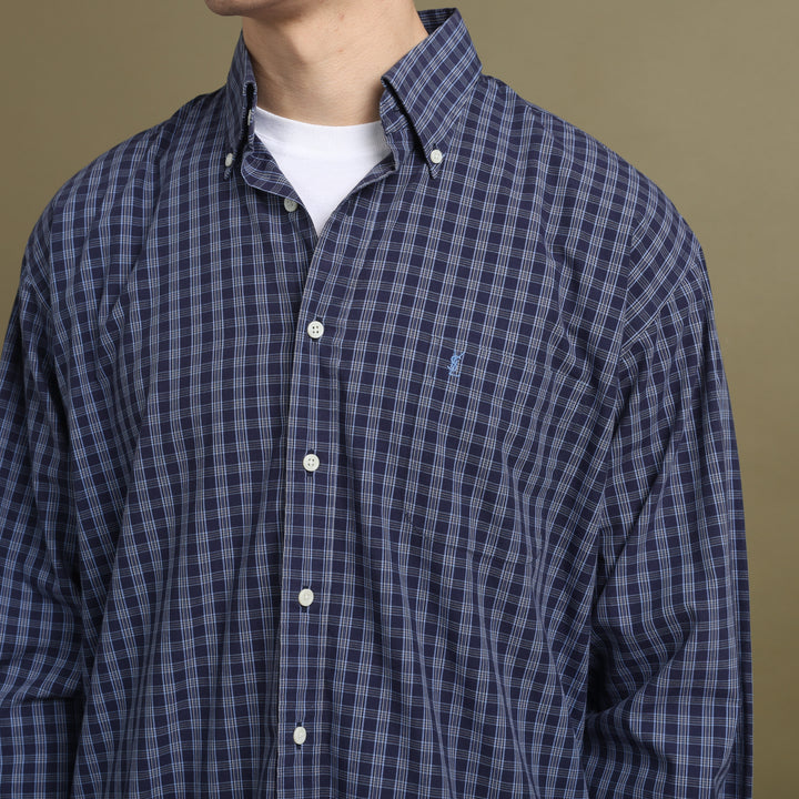 Yves Saint Laurent Shirt Navy Men's L