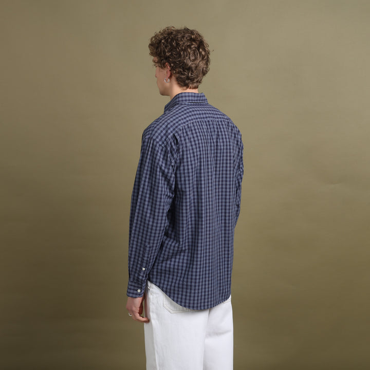Yves Saint Laurent Shirt Navy Men's L