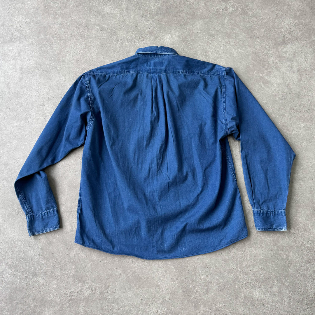 Yves Saint Laurent Denim Shirt Dark Blue Men's M