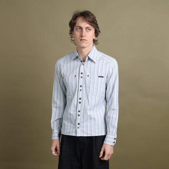 Dolce & Gabbana Dress Shirt Blue & White Men's M