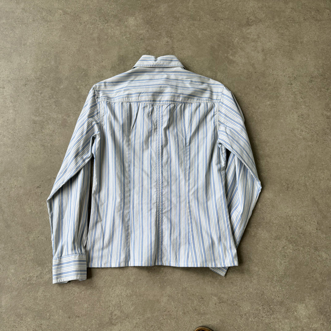 Dolce & Gabbana Dress Shirt Blue & White Men's M