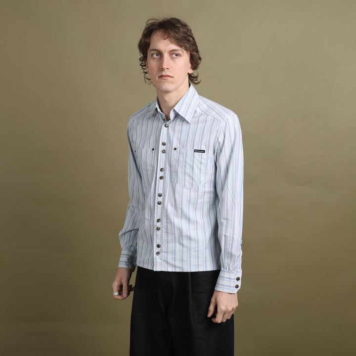 Dolce & Gabbana Dress Shirt Blue & White Men's M