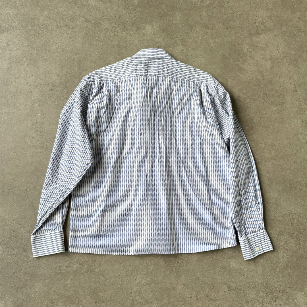 Yves Saint Laurent Dress Shirt Blue & White Men's L