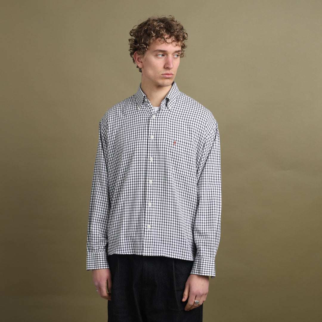 Yves Saint Laurent Shirt Black & White Men's L