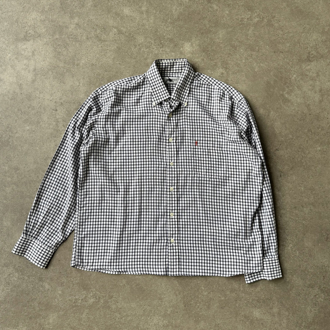 Yves Saint Laurent Shirt Black & White Men's L