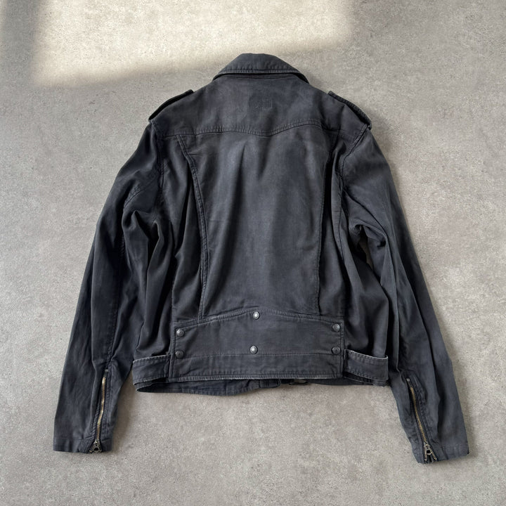 Ralph Lauren Biker Jacket Black Men's XL